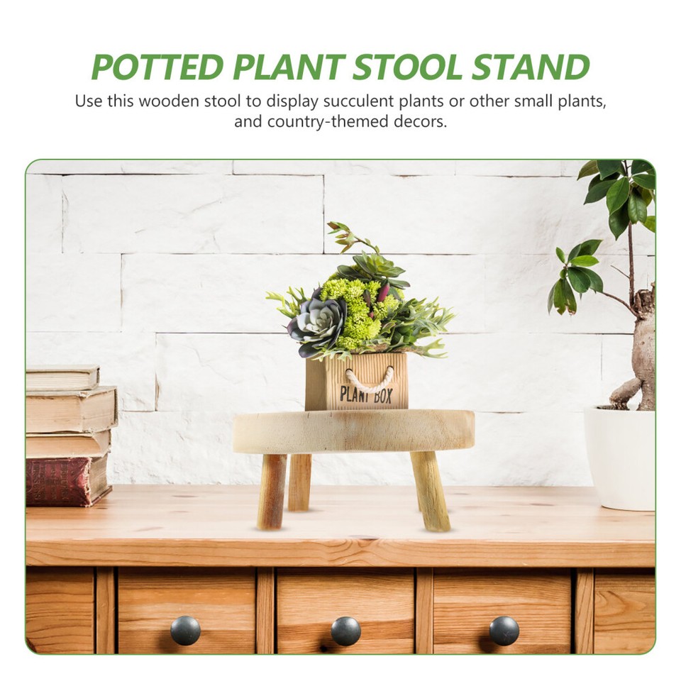 Dessert Display Stool Wood Home Plant Holder Houseplants Indoor Pots eBay