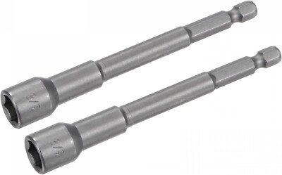 1/4 Zoll Schnellwechsel Sechskantschaft 3/8 Zoll magnetischer Mutterndreher-Bit, 4 Zoll Länge SAE 2-teilig