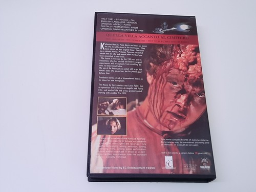 The House By The Cemetery 1981 Uncut VHS NL PAL Video Big Box Lucio Fulci - Bild 2 von 5