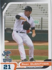 2018 Jupiter Hammerheads Sean Guenther RC Rookie Miami Marlins