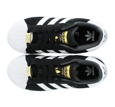 adidas Kids' Grade School Superstar Xlg Shoes, Boys', Size 6, Black/White/Grey