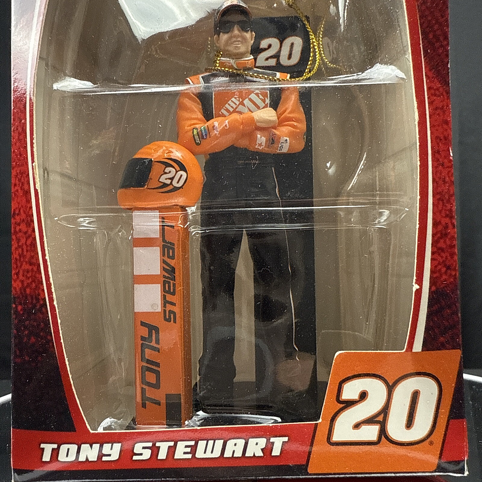 Tony Stewart NASCAR #20 Trevco Collectible Figure Ornament New in Box