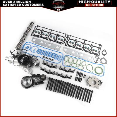 MDS Lifter Camshaft Head Gasket Bolt Kit For Jeep Chrysler Aspen 300 5.7L Hemi