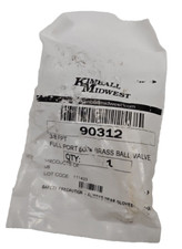 Kimball Midwest Full Port Ball Valve Brass 3/8" 90312