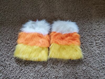 Princess Paradise Child Youth Candy Corn Leg Warmers Halloween Chasing Fireflies