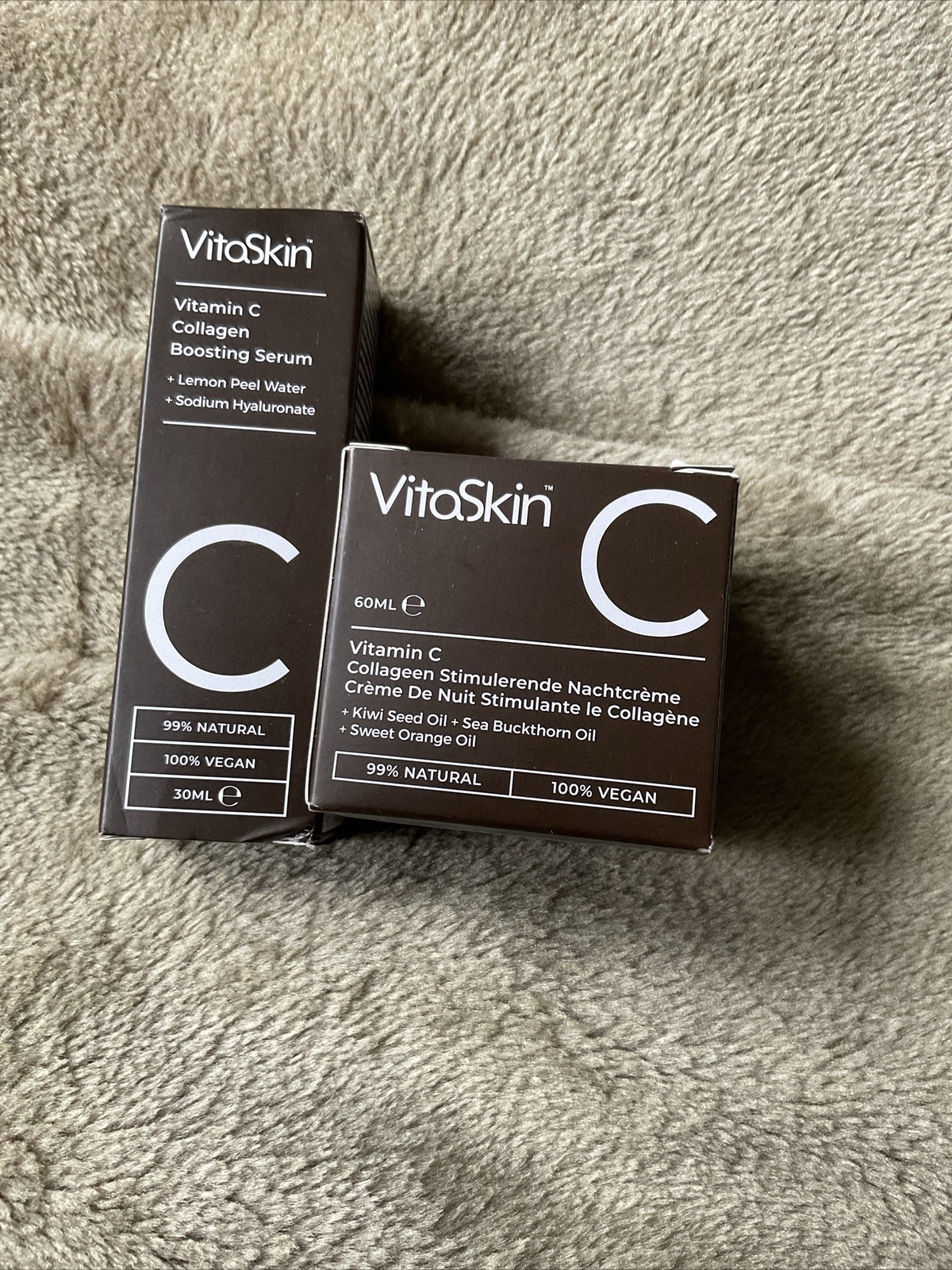 VitaSkin VIT C Collagen Boosting Night Cream Kiwi Oil Sea Buck Vegan