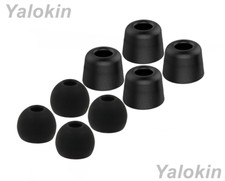 8pcs BMF-B Medium Memory Foam Silicone Tips for Jaybird Bluebuds X and X2