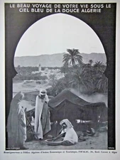 ADS PRESS 1933 OFALAC SOUS LE CIEL BLEU D'ALGÉRIE - PUBLICITÉ DE PRESSE FRENCH