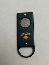 Vintage Green Colibri Golf Cigar Cutter Part Of Gift Set