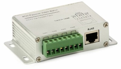 NEU 4 KANAL PASSIV BNC VIDEO BALUN UTP RJ45 TRANSCEIVER CCTV KAMERA DVR