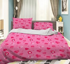3D Heart Gift Love Pattern Quilt Cover Set Duvet Cover Bedding Pillowcases