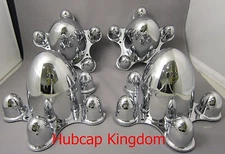 NEW Spyder SPIDER CAPS Bullet Center  Hub Cap SET 5 on 4 3/4 Bolt Pattern 