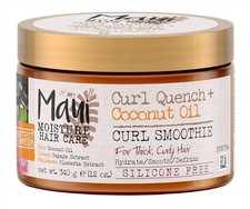  3 PACK Maui Moisture Coconut Oil Curl Smoothie 12oz Jar
