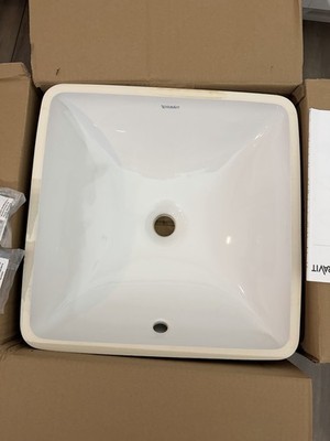 Duravit Starck 3 18-1/4'' Rectangular Ceramic Undermount Bathroom Sink