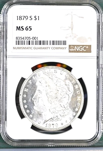 1882-S MORGAN SILVER DOLLAR NGC MS65 WOW LOOKS PROOFLIKE L@@K