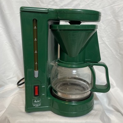Melitta Gevalia Kaffe Coffee Maker 4 Cup Model BCM-4C Green Vintage 1991 - WORKS
