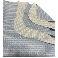 Cribmates Blue Herringbone Receiving Blanket Baby Flannel Cotton Lovey