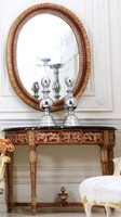 Holz Italienische MöBel 2Tlg Set MöBel Stil Barock Konsolentisch Mit Spiege Neu