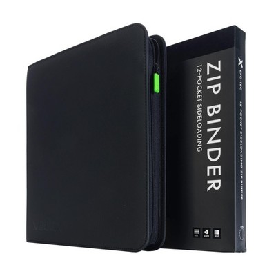 Vault X 12 Pocket Trading Card Zip Binder, 480 Cards, Premium Exo