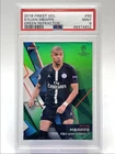 KYLIAN MBAPPE 2018 TOPPS FINEST UEFA GREEN REFRACTOR /99 PSA 9 Q0M-494