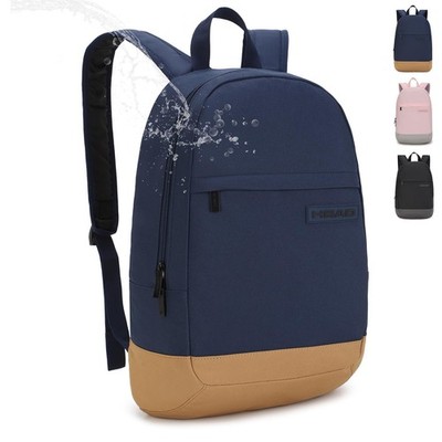 Small Waterproof Backpack Women Men Casual Daypack 15.6 Inch Laptop Compact