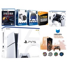 Sony Playstation 5 Slim Disc  Spider-Man Miles Morales, Extra EDGE Controller