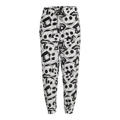 Dmg Pkg Nightmare Before Christmas Jack Pumpkin Women's Sleep Velour Jogger 3XL