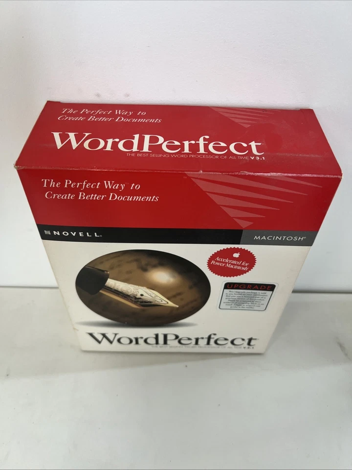 Novell Word Perfect Perfect Office Processor V 3.1 For Power Macintosh CD-ROM - Image 2 of 4