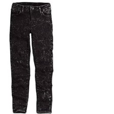 Girls Levis 710 Jeans 14 Adjustable Waist Black Wash Denim Straight Slim