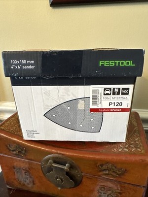 Festool 577546  Delta P120 GR/100  Foglio abrasivo Dimensione dei grani 120 100