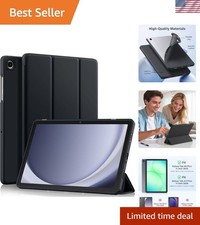 Soft Black TPU Case with Trifold Stand for Galaxy Tab A11 /A9 - Full Protection