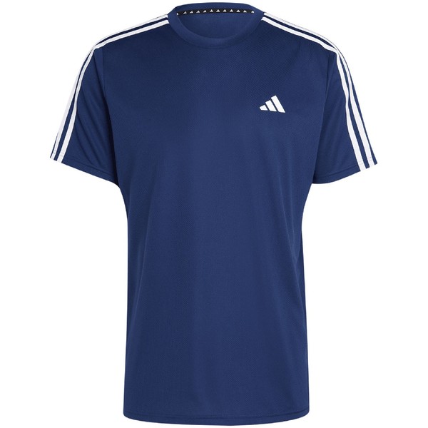 Koszulka MęSka Adidas Train Essentials 3-Stripes Training Tee Granatowa IB8152 S-image