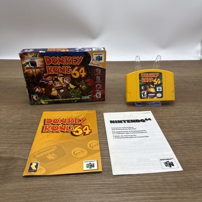 Donkey Kong 64, Cartridge in Box w/ Instruction Manual (Nintendo 64) No Ex Pak