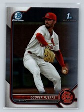 2022 Bowman Draft #BDC-95 Cooper Hjerpe Chrome Refractor