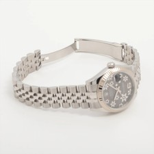 Rolex Datejust 178274 SS×WG SS AT Grey flower dial 5
