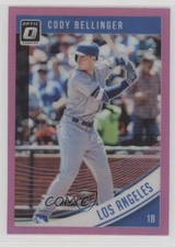 2018 Donruss Optic Variation Pink Prizm Cody Bellinger (Batting Stance) #115 8k4