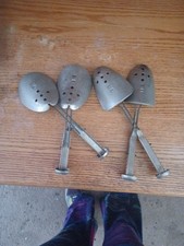 Lot of 4 Vintage A J Ecko Stainless Steel Metal Shoe Stretchers Form Keepers