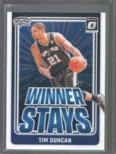 2024-25 Panini Donruss Optic - Tim Duncan Winner Stays #12 - San Antonio Spurs