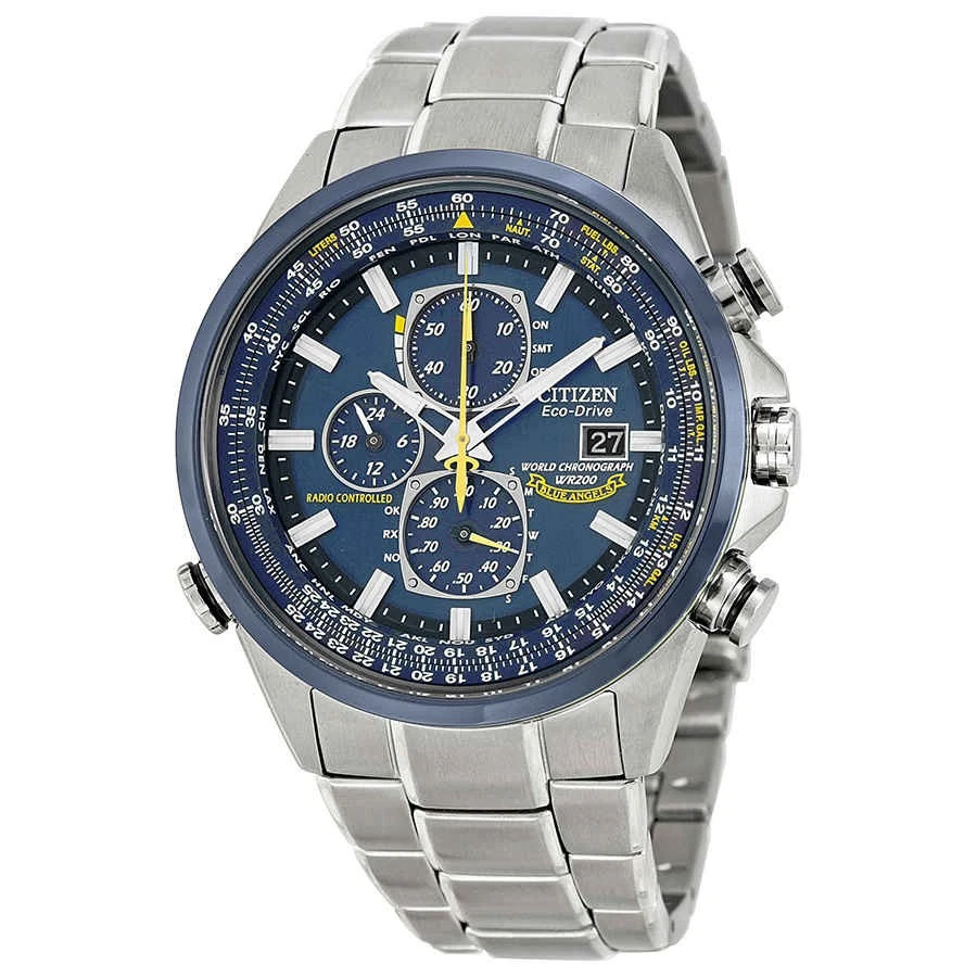 Reloj Citizen Eco Drive Blue Angels cronógrafo para hombre AT8020-54L