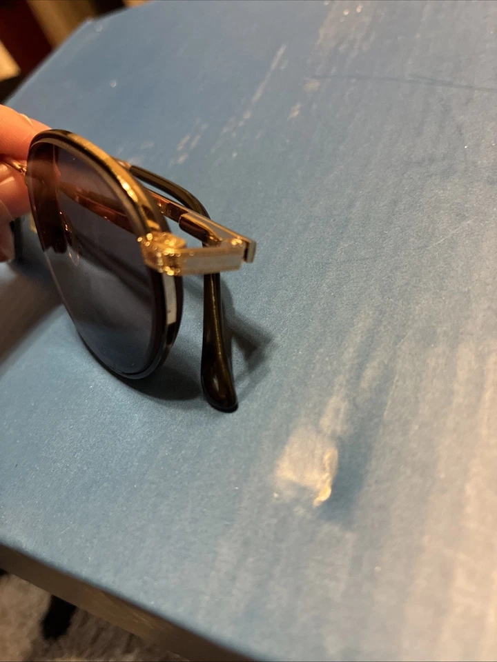 Vintage Vogue VO3117 354 Rose Gold Metal Oval Sunglasses Italy - Image 3 of 4