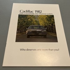 1982 Cadillac Brochure Deville Eldorado Sevil...