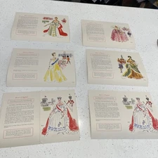 Lot Of ORIENT LINE MENUS DORRIT DEKK QUEENS OF ENGLAND 1960