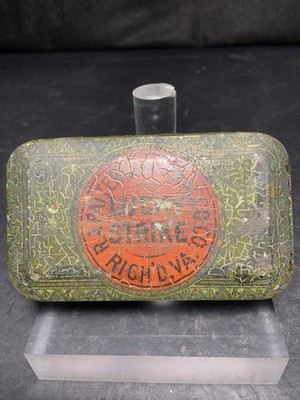 Vintage 1929 LUCKY STRIKE Tin R. A. Patterson Tobacco Co Richmond Virginia