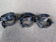 Harley Davidson Panhead Shovelhead Ironhead Heavy Duty Intake Clamps 3 Pairs