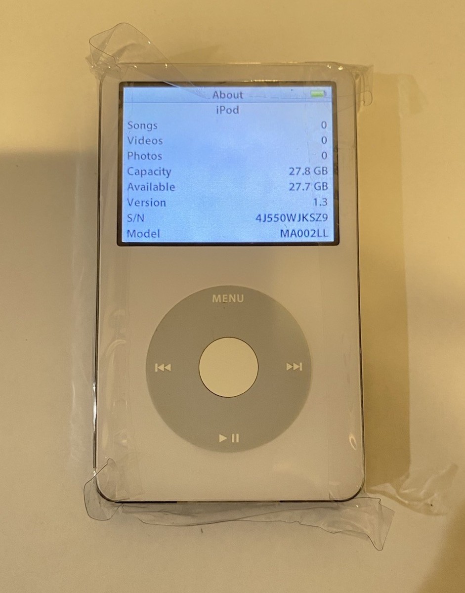 REFURBISHED Apple iPod Classic 5th Generation 30GB - White