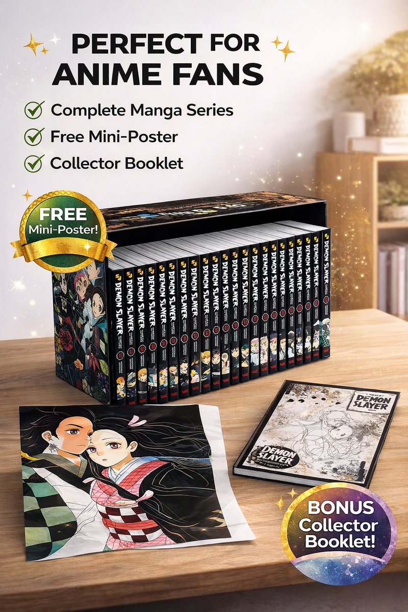 Demon Slayer Manga Complete Box Set Volumes 1-23 English + Poster