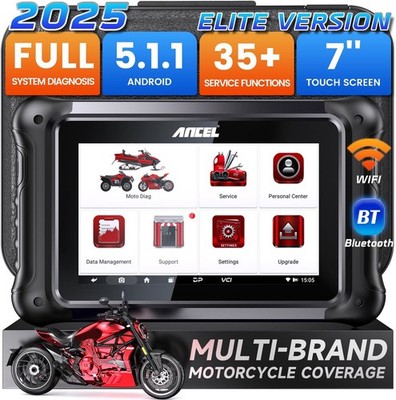 Intelligent Motorcycle Diagnostic Scanner OBD2 for DUCATI BMW BRP YAMAHA VICTORY