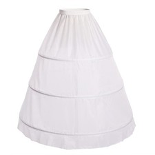 3 Hoops Bustle Costume Crinoline Pannier Petticoat Cosplay Underskirt One Size