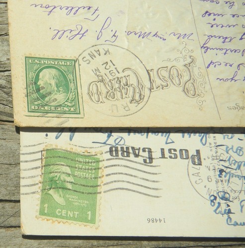 Greens(4)+ Variety ( Jones,Barry ) George Washington, Variety Cents Postage - Picture 6 of 20