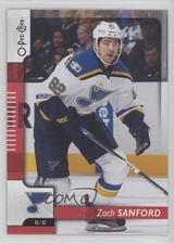2017-18 O-Pee-Chee Red Zach Sanford #417 2vh